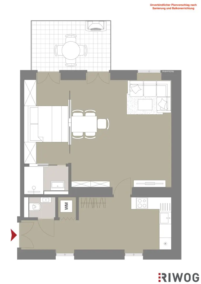 Quiet courtyard location with green view | Period building in need of renovation | Approx. 8,7 m² balcony option (building permit) | Near Einsiedlerpark, U4 Margaretengürtel, future U2 station Reinprechtsdorfer Straße