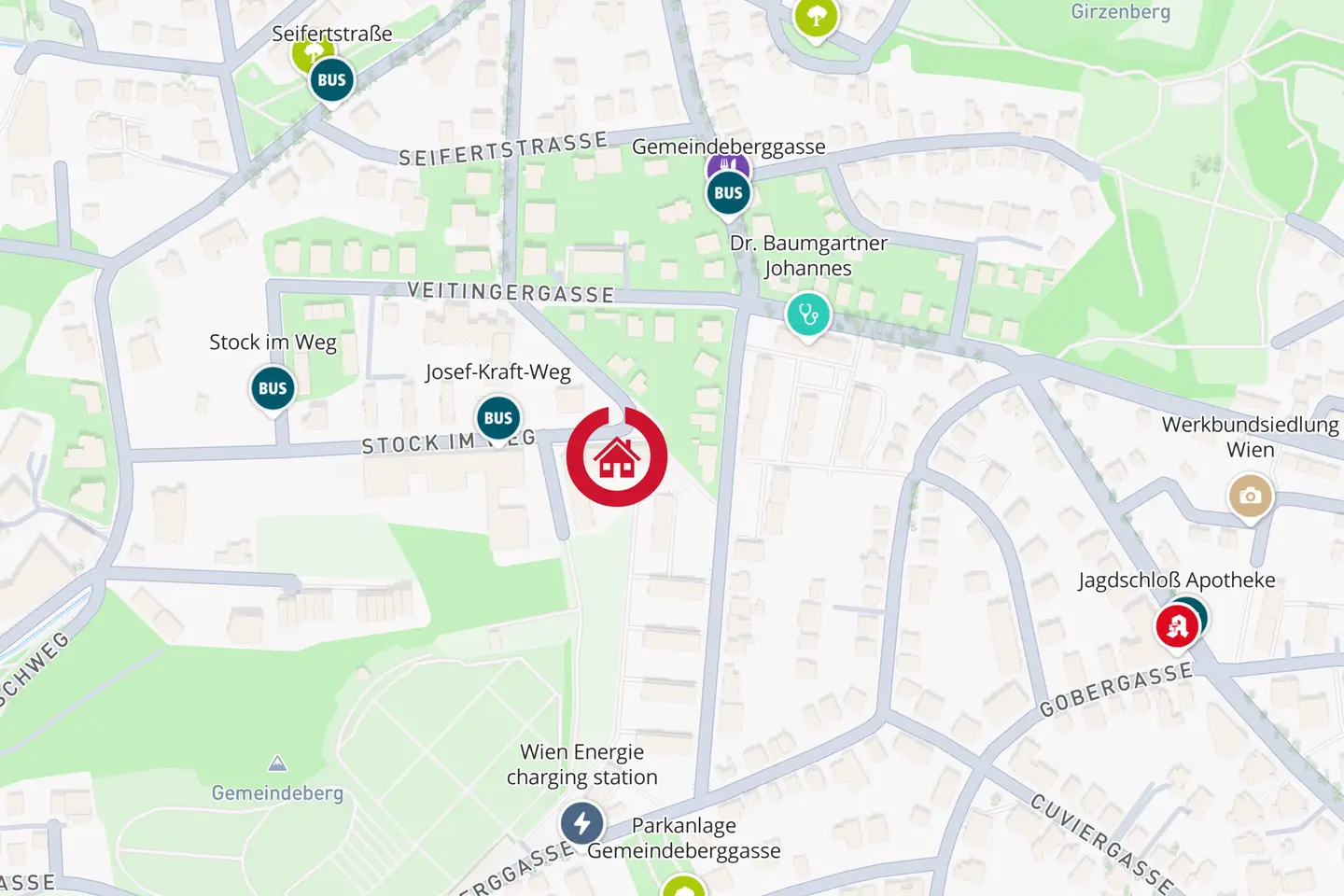 Penthouse with terrace near Lainzer Tiergarten