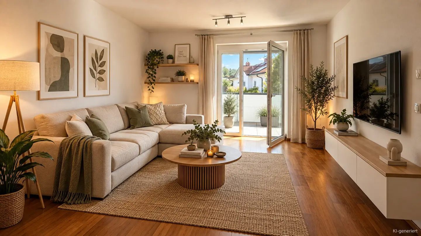Erstbezug nach Sanierung! Helle 2-Zimmer-Wohnung mit 14 m² Terrasse in traumhafter Lage