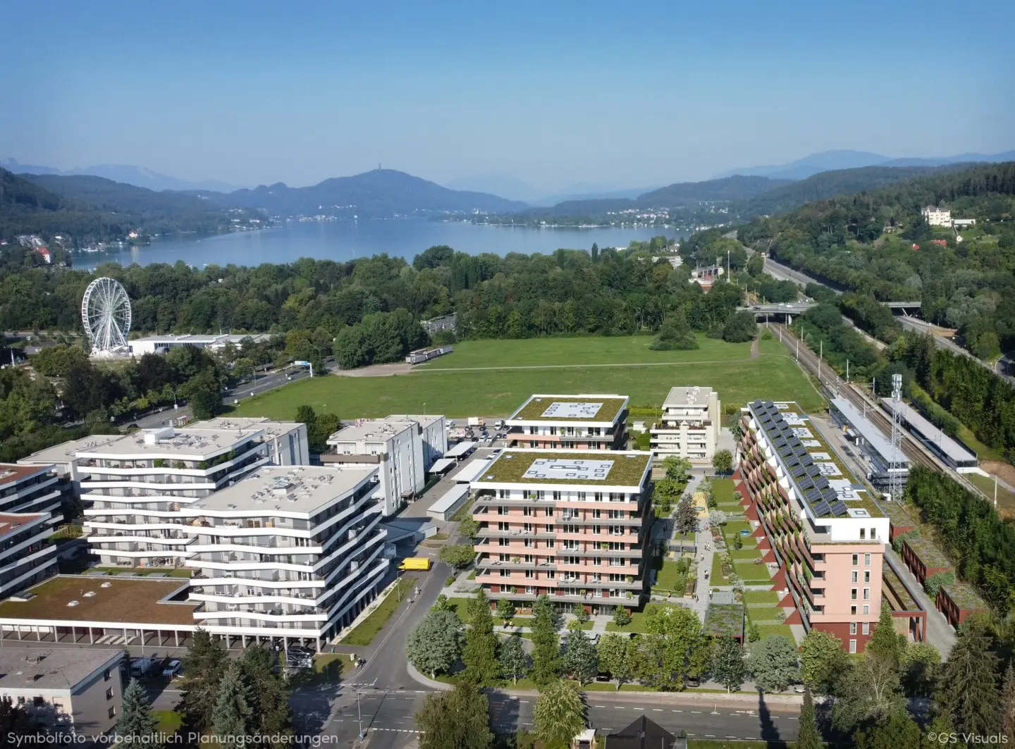 Moderne Neubauwohnungen von ca. 46 bis 72 m² inkl. Tiefgaragenplatz in unmittelbarer Nähe zum Wörthersee zu mieten.