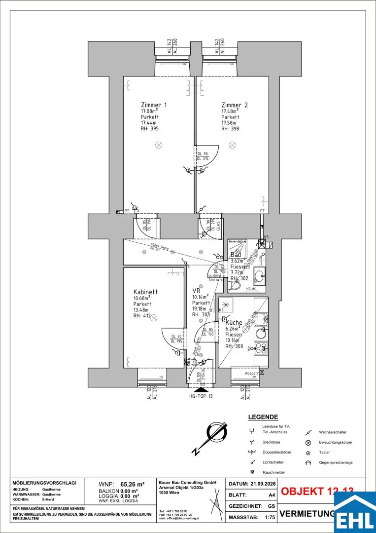 3-room apartment hit in the Arsenal!