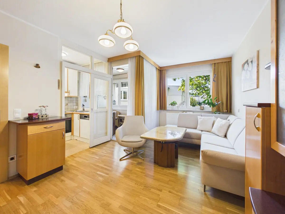 Bright apartment with west loggia and lift