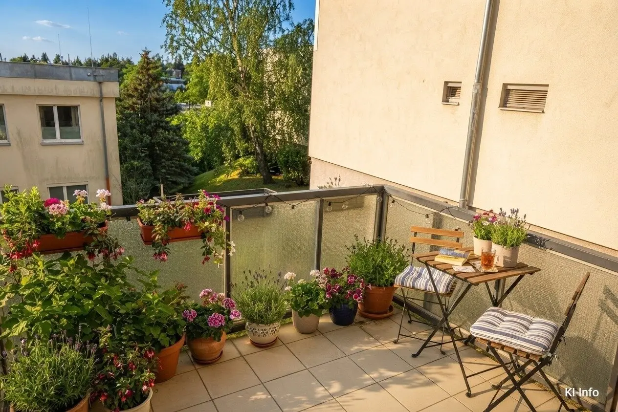 3 rooms, south balcony and quiet courtyard location at Wilhelminenberg