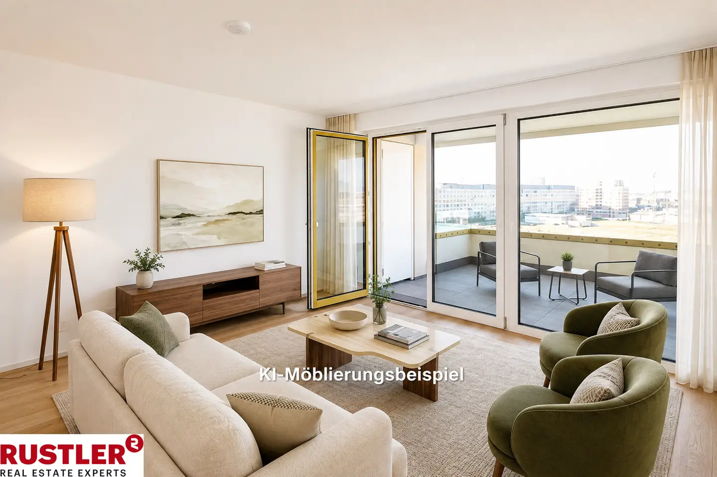 Move in ready Wohnung with balcony and excellent connections