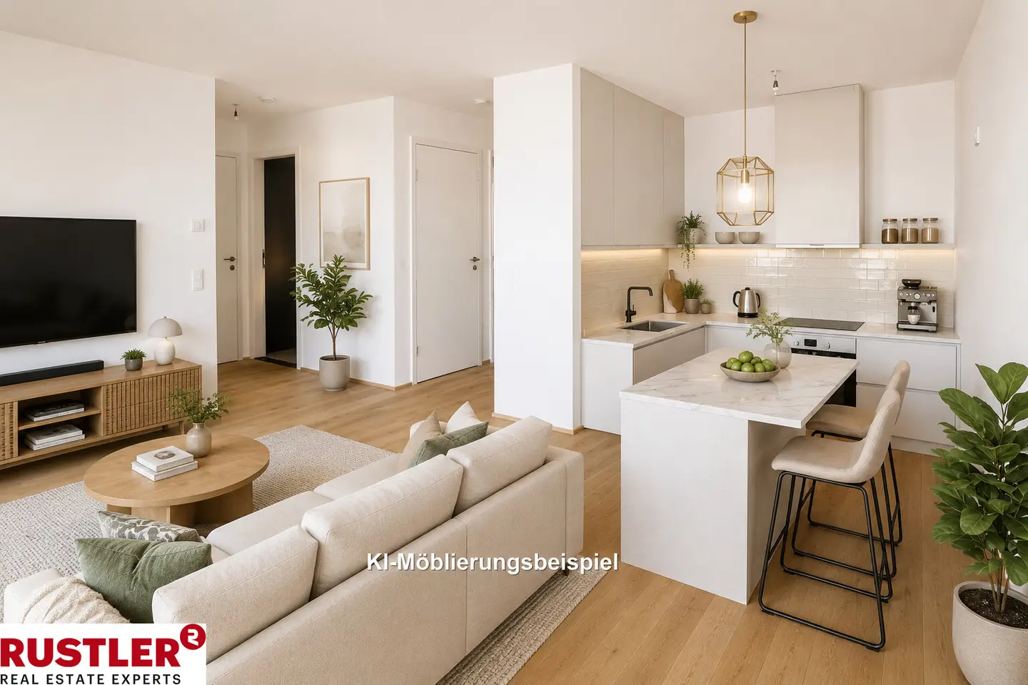 Move in ready Wohnung with balcony and excellent connections
