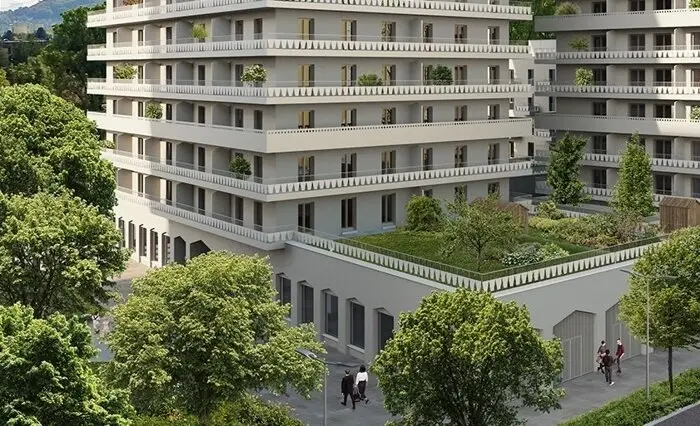 Q5 at PARK 3-room with 228m² garden and balcony