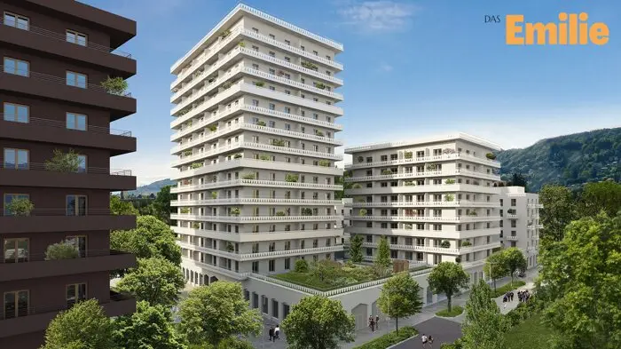 Q5 at PARK 3-room with 228m² garden and balcony