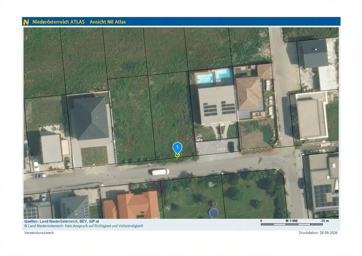 Building plot WITHOUT construction obligation