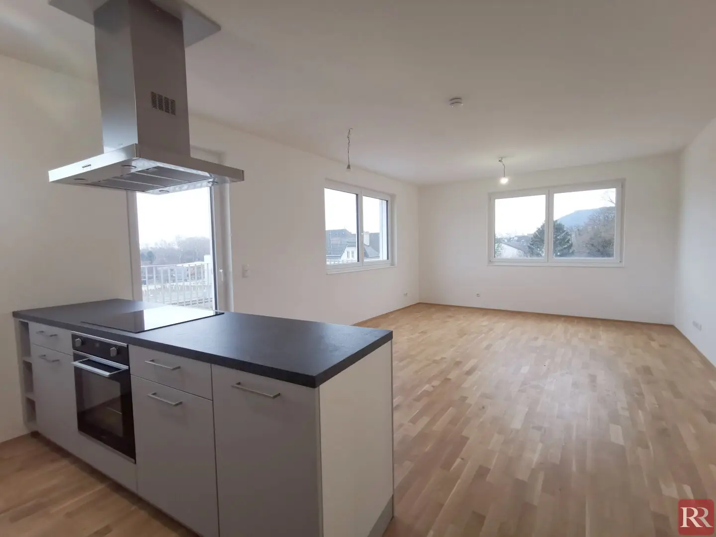 Helle 3-Zimmer Wohnung, Balkon mit Blick
