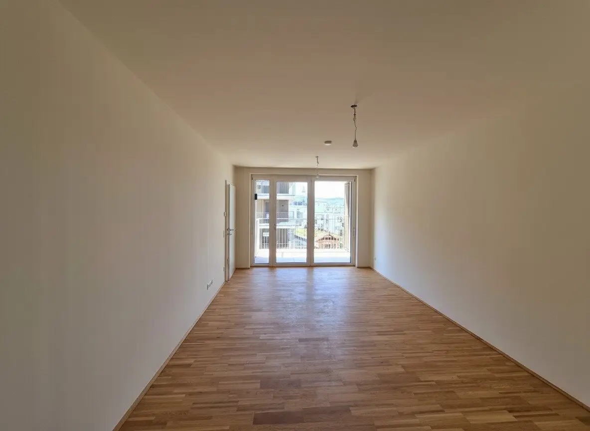 Freundliche 2-Zimmer-Wohnung mit großem Balkon - Erstbezug