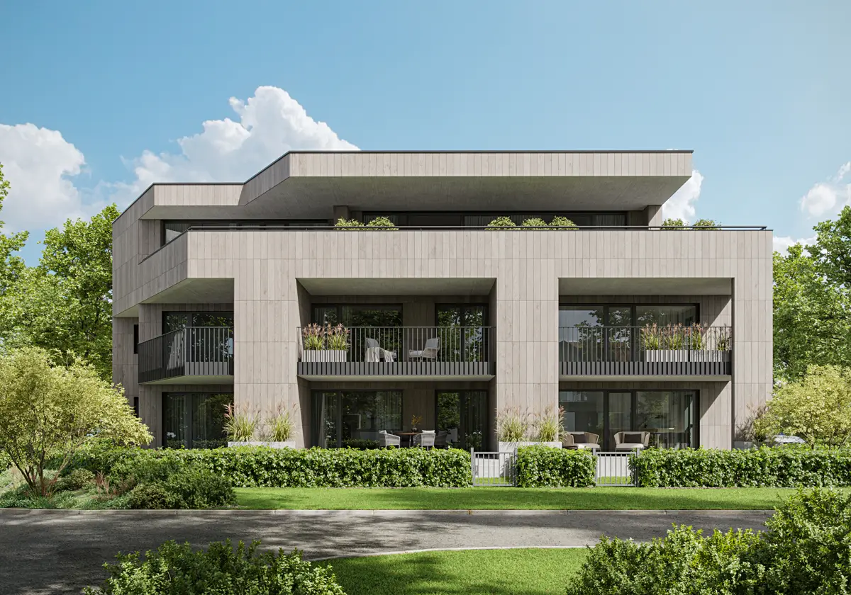 New build apartment close to water energy efficient