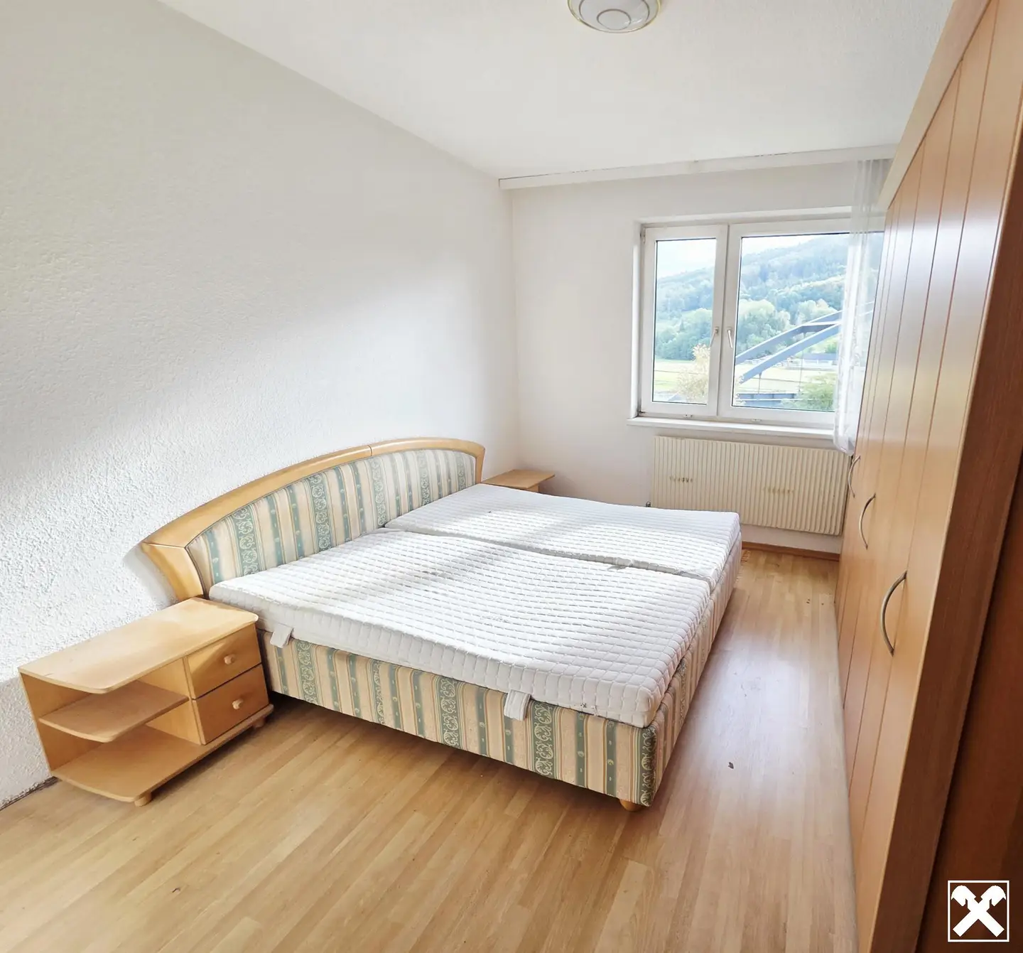 Wohnung with private parking and pleasant view