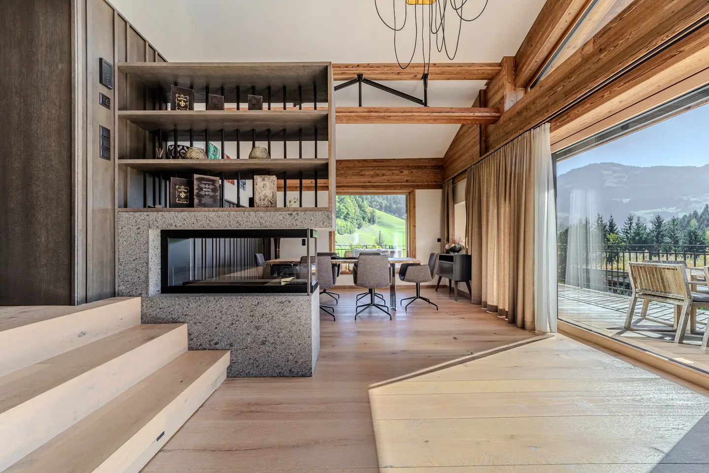 Alpine Ferienwohnung mit Sauna und Panoramablick