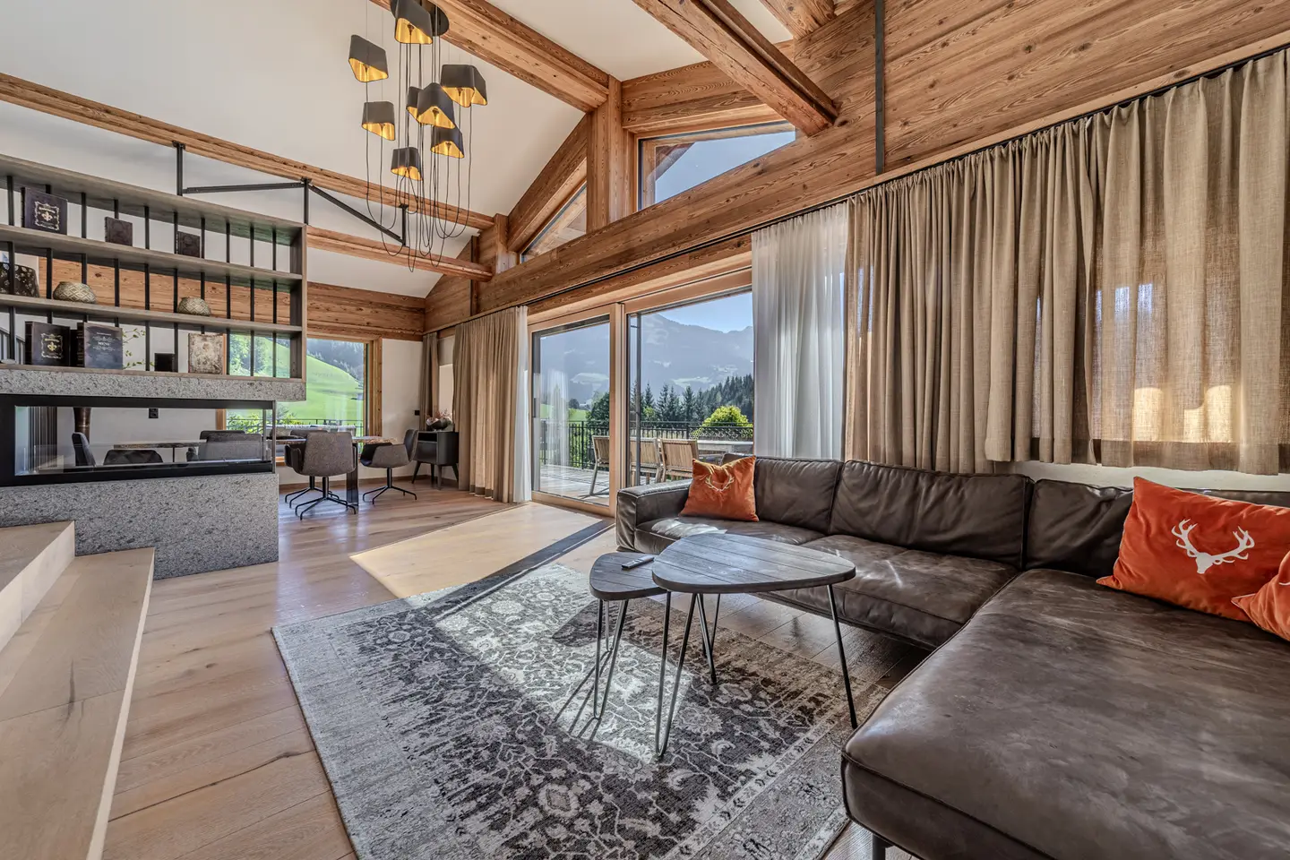 Alpine Ferienwohnung mit Sauna und Panoramablick