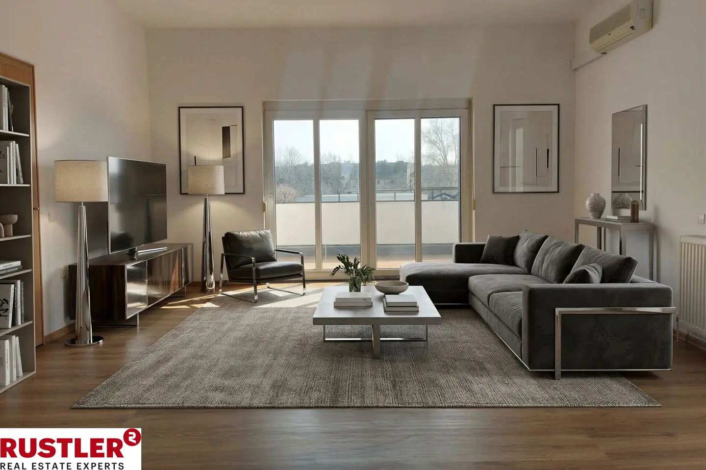Helle Wohnung mit Terrasse und Teilmöblierung