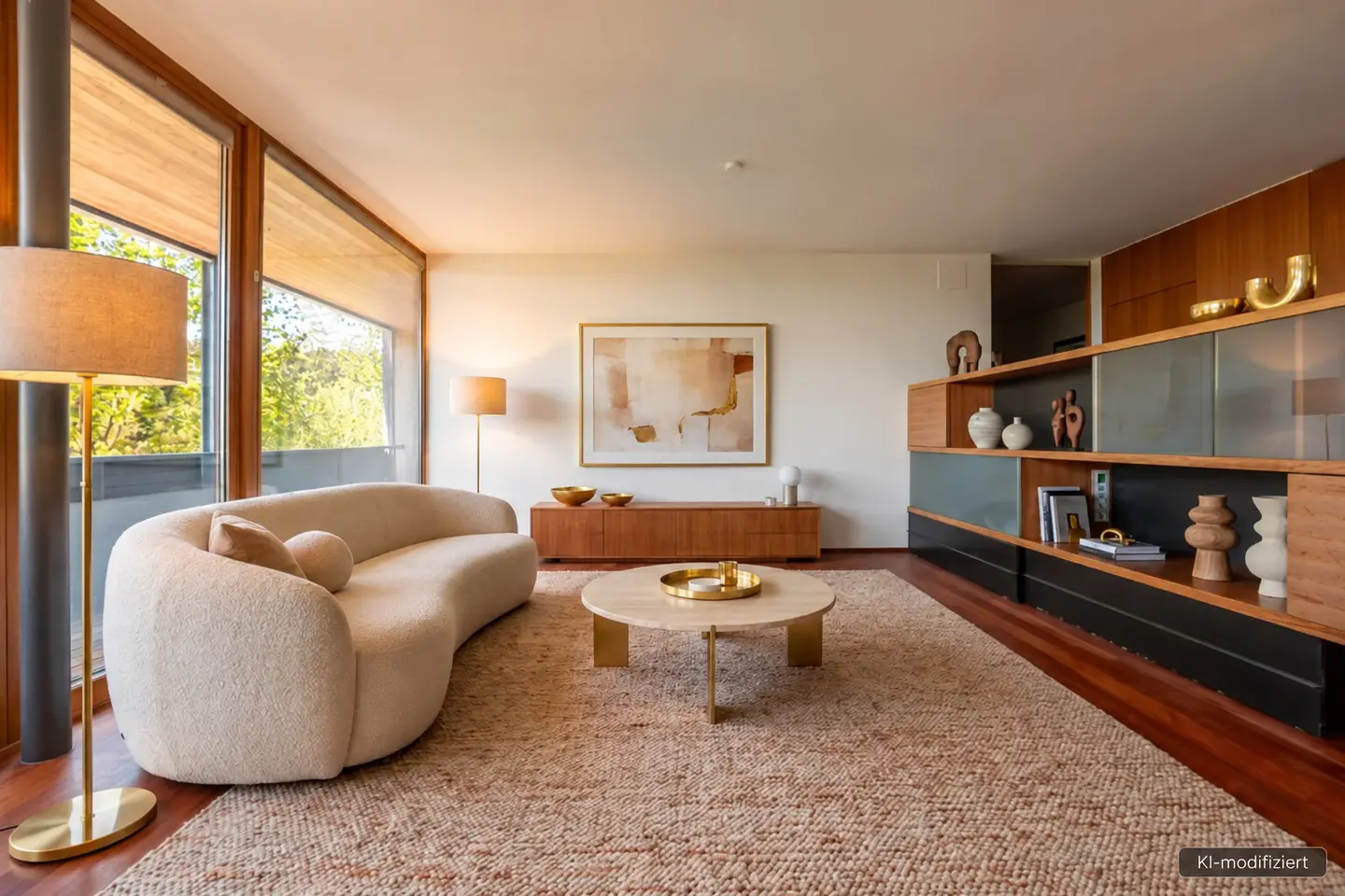 Architect designed family apartment with lake view