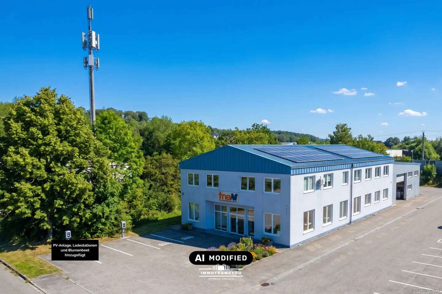 Commercial site with workshops and good access Wohnung
