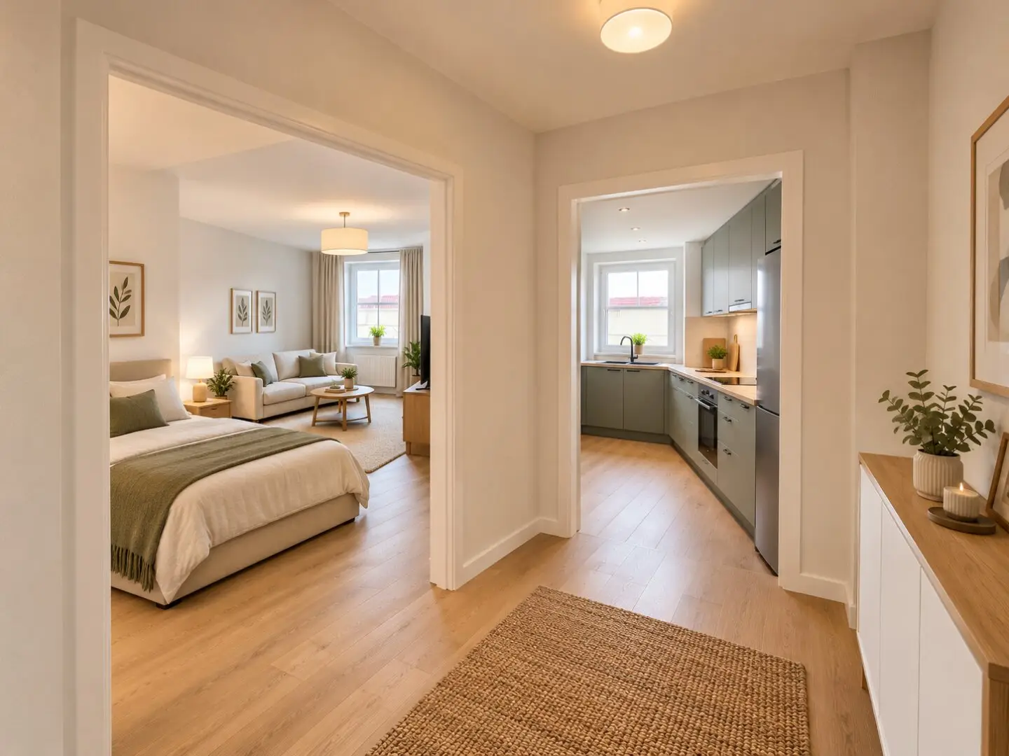 Rarity! Quiet 4 room commercial premises with possibility for lodging or apartment