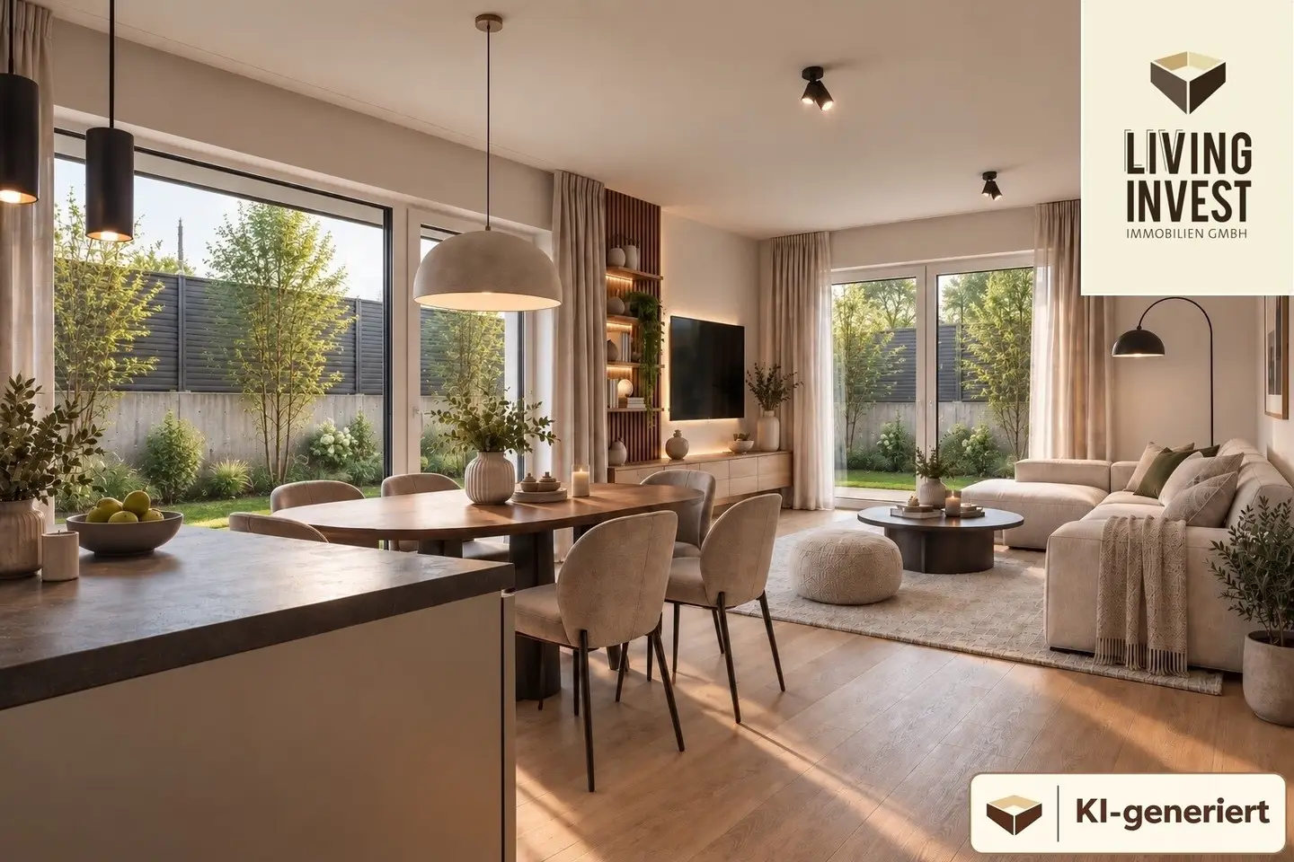Exclusive garden living near Linz – 4 rooms with private garden