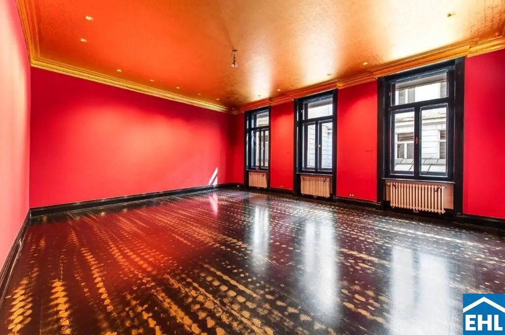 Extravagant 4.5 room period apartment in prime Vienna location next to the French Embassy