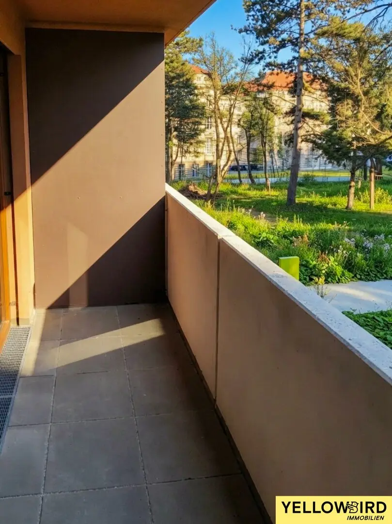 New build apartment I sought-after quiet location I Breitensee I balcony with magnificent park view