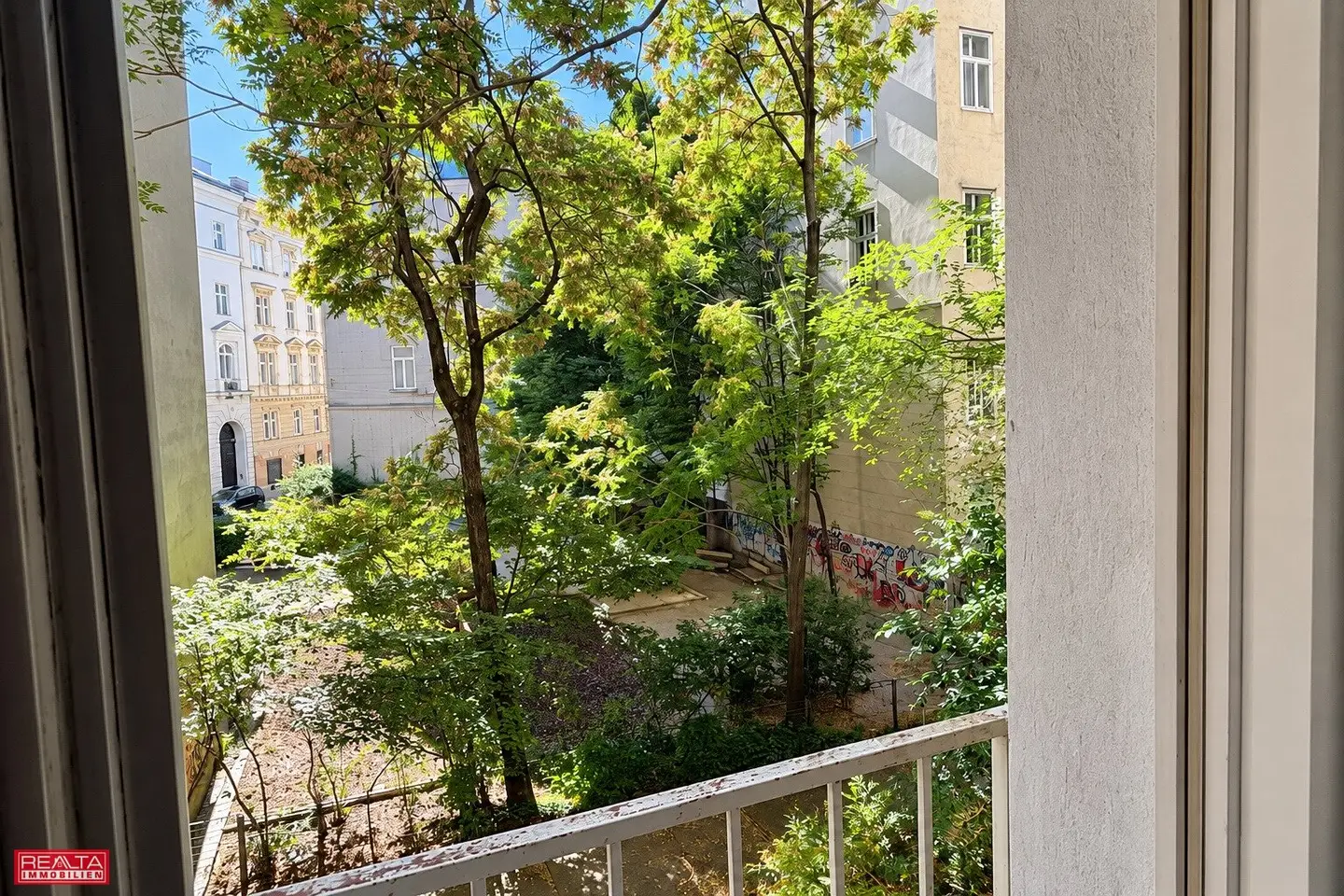2 Zimmerwohnung mit Gartenblick