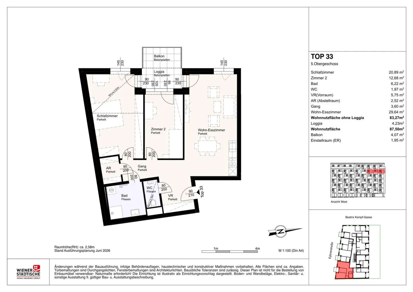 Privately financed rental apartments including kitchen - first occupancy - near city center