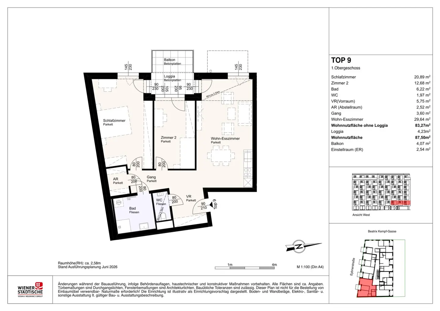Privately Financed Rental Apartments Including Kitchen - First Occupancy - Near City Center