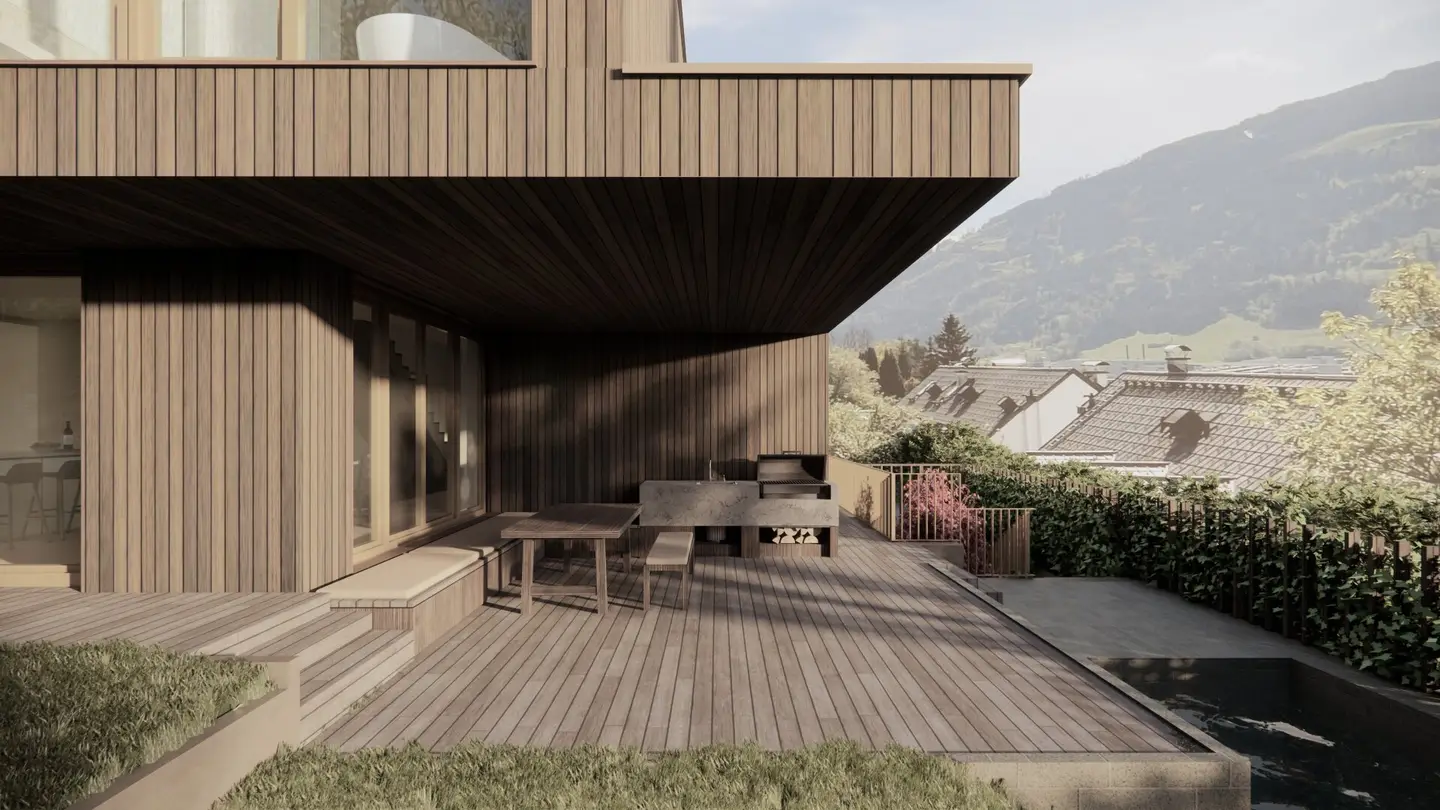 FRITZENS: HOCHWERTIGES ARCHITEKTENHAUS MIT 5 ZIMMERN, WEITBLICK &amp; SEPARATER EINLIEGERWOHNUNG