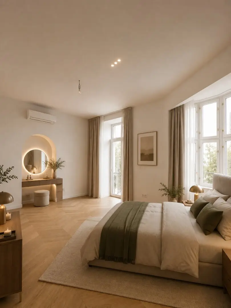 Luxurious first-occupancy period apartment with terrace and view of greenery – living at the highest level in the heart of the 2nd district