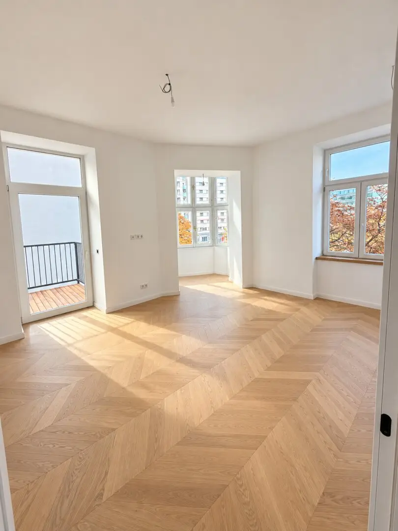 Luxuriöser Altbau-Erstbezug mit Terasse und Grünblick – Wohnen auf höchstem Niveau im Herzen des 2. Bezirks