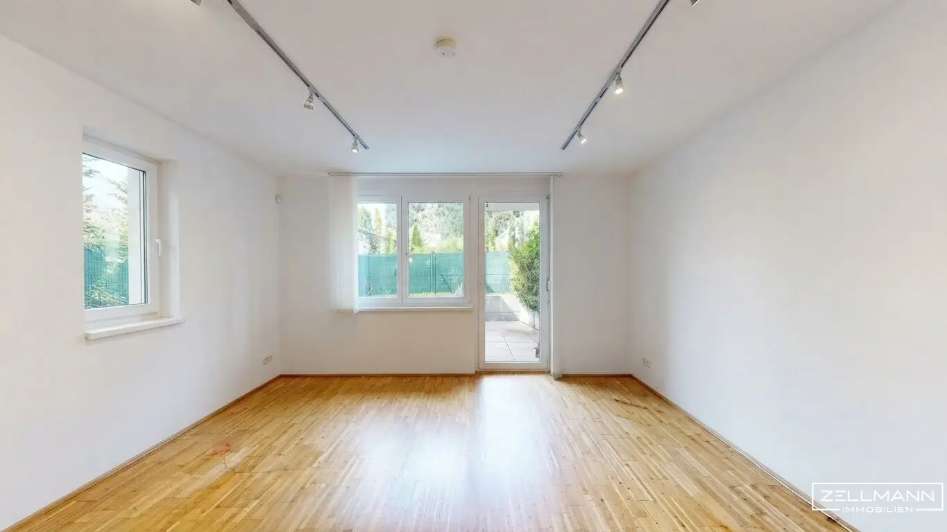 MAUER | 3 ZIMMER GARTENWOHNUNG 85m² + BÜRO / KLEINES LADENLOKAL 27m² – FLEXIBLE NUTZUNG NAHE MAURER HAUPTPLATZ | ZELLMANN IMMOBILIEN