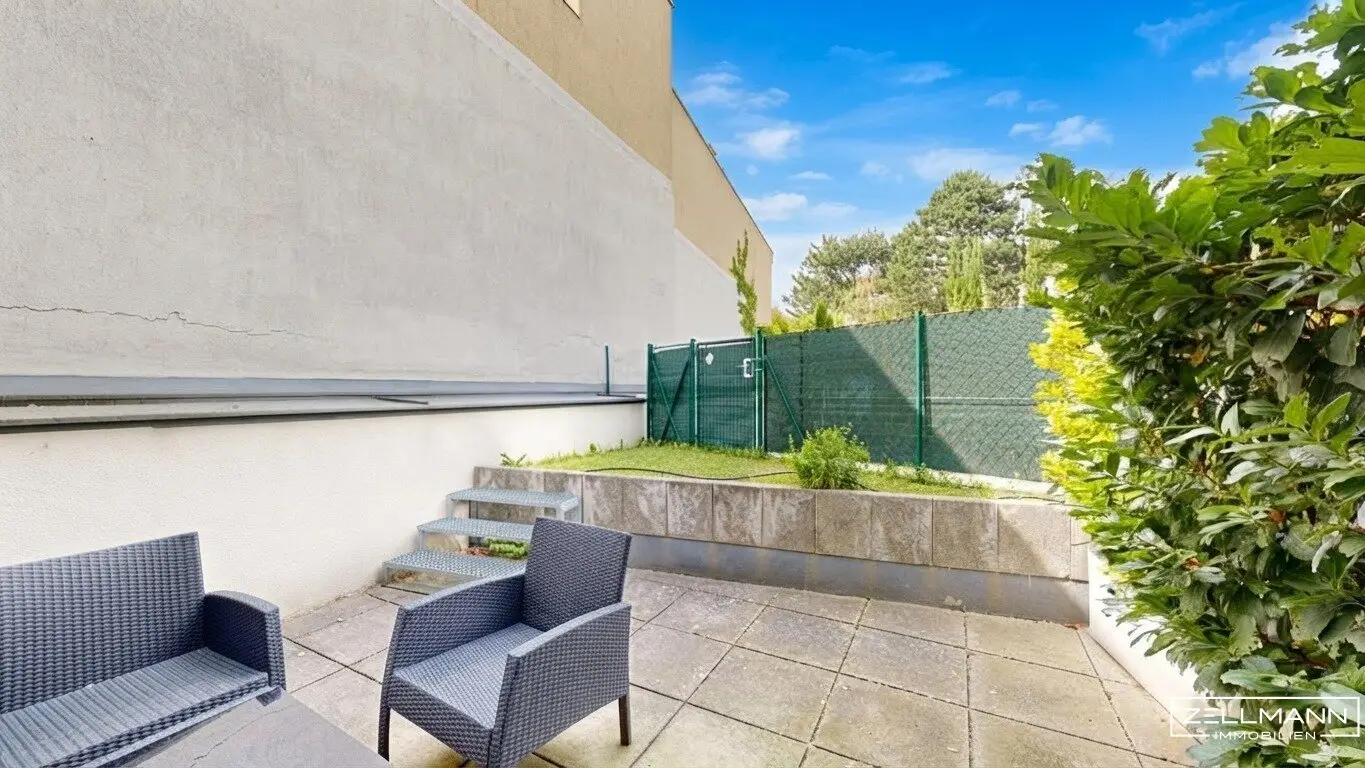 MAUER | 3 ZIMMER GARTENWOHNUNG 85m² + BÜRO / KLEINES LADENLOKAL 27m² – FLEXIBLE NUTZUNG NAHE MAURER HAUPTPLATZ | ZELLMANN IMMOBILIEN