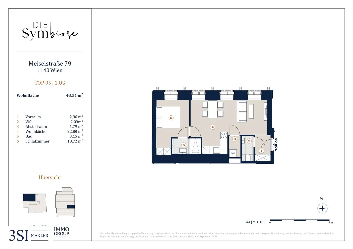 Brand new apartment in a quiet location near U3 Hütteldorfer Straße