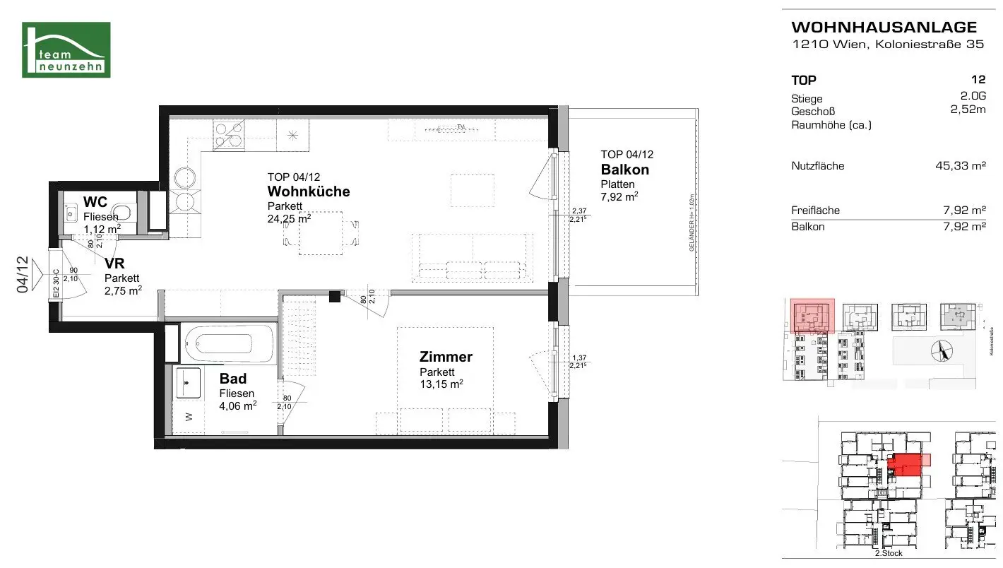Stilvolle 2-Zimmer-Wohnung mit perfekter Verkehrsanbindung in 1210 Wien - ab 01.01.2027 verfügbar!