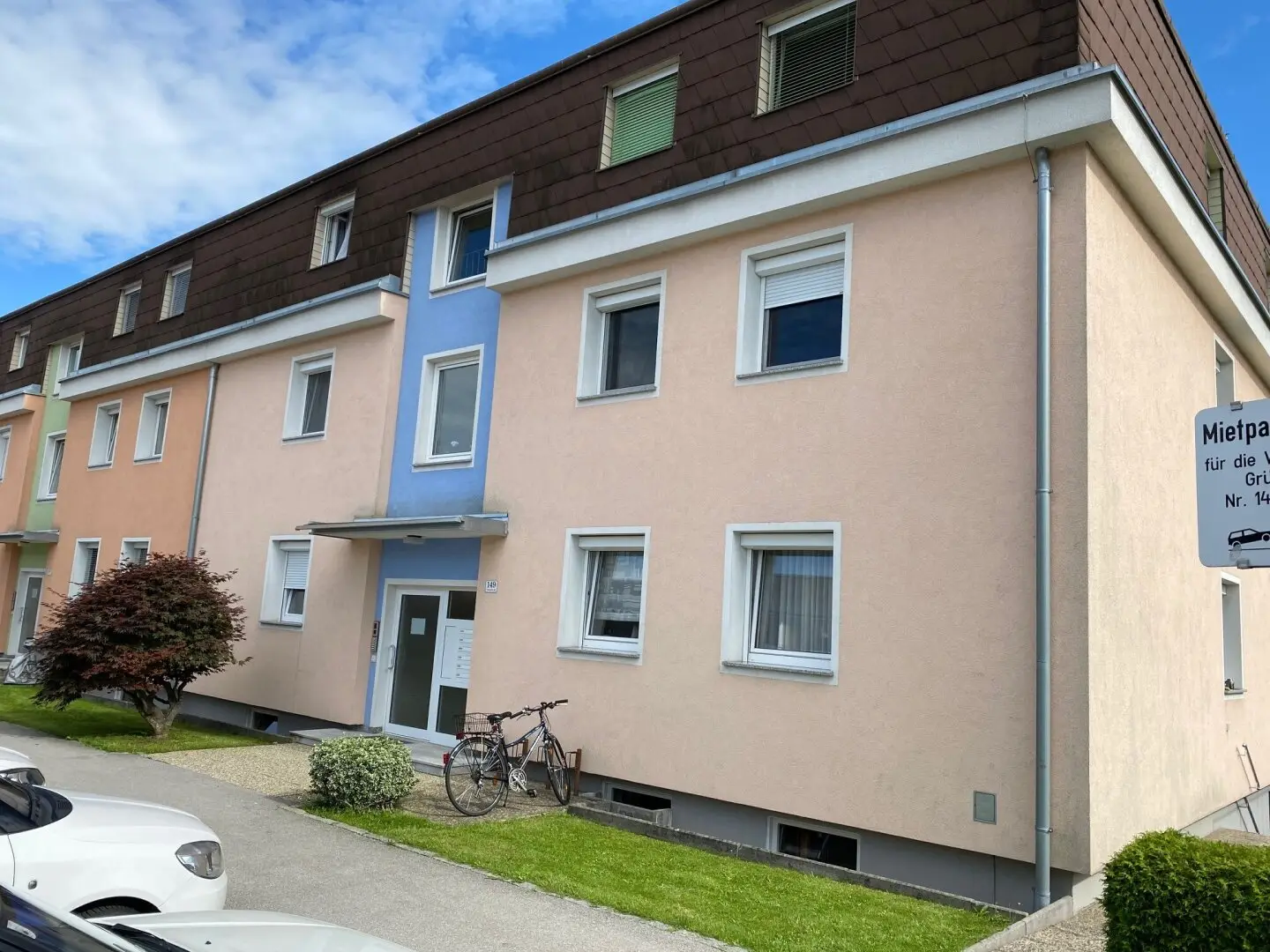 Helle 3-Zimmer Wohnung mit Balkon &amp; Stellplatz in Pregarten, Miete €737,16