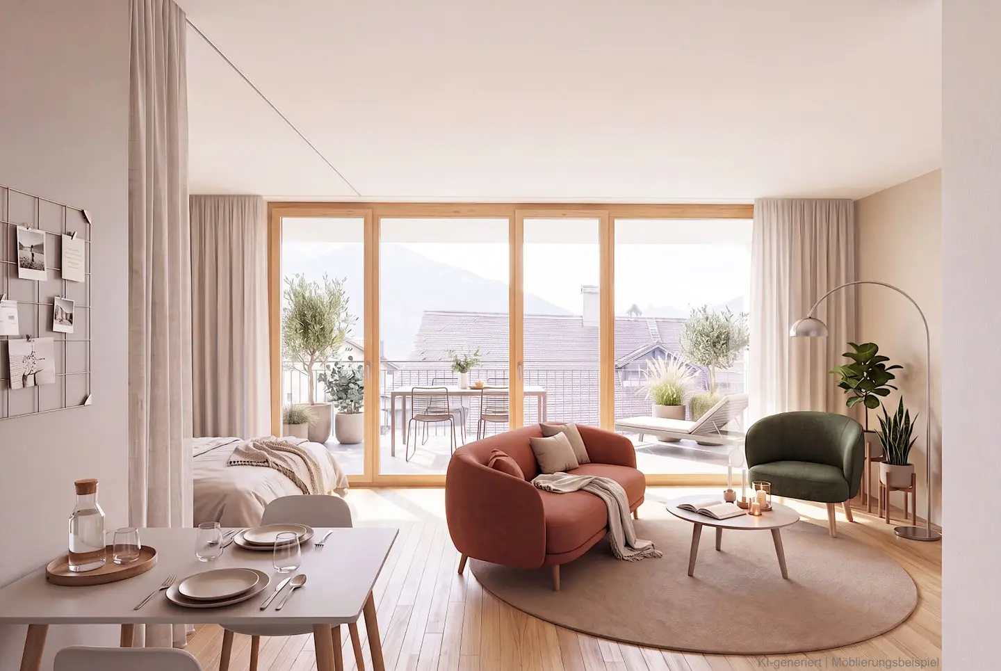 FREIGABE IRIS /// 1 room mansard apartment with southwest terrace | TOP B26 | Zams center