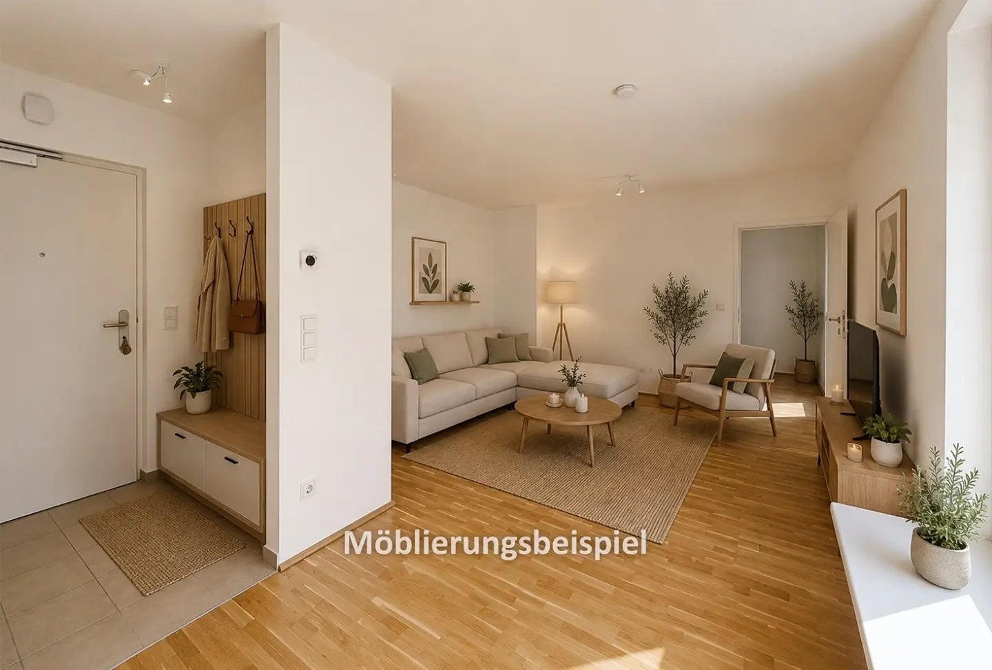 Lichtdurchflutete Wohnung mit Terrasse in ruhiger Grünlage