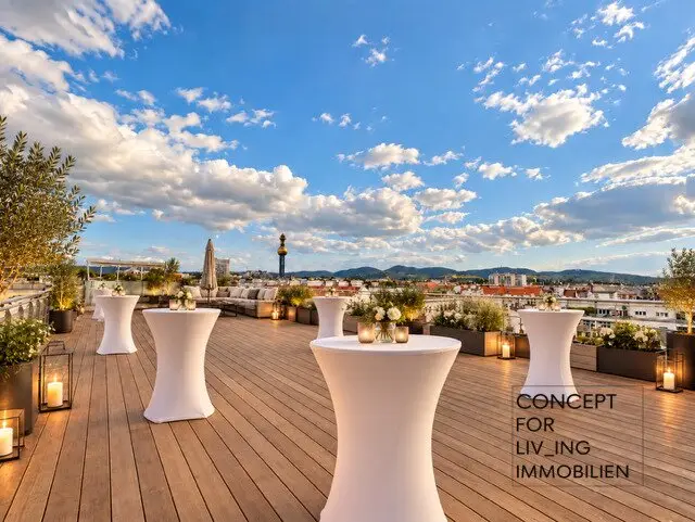 250m2 Büro plus 230m2 Terrasse. Business, Beyond Ordinary.