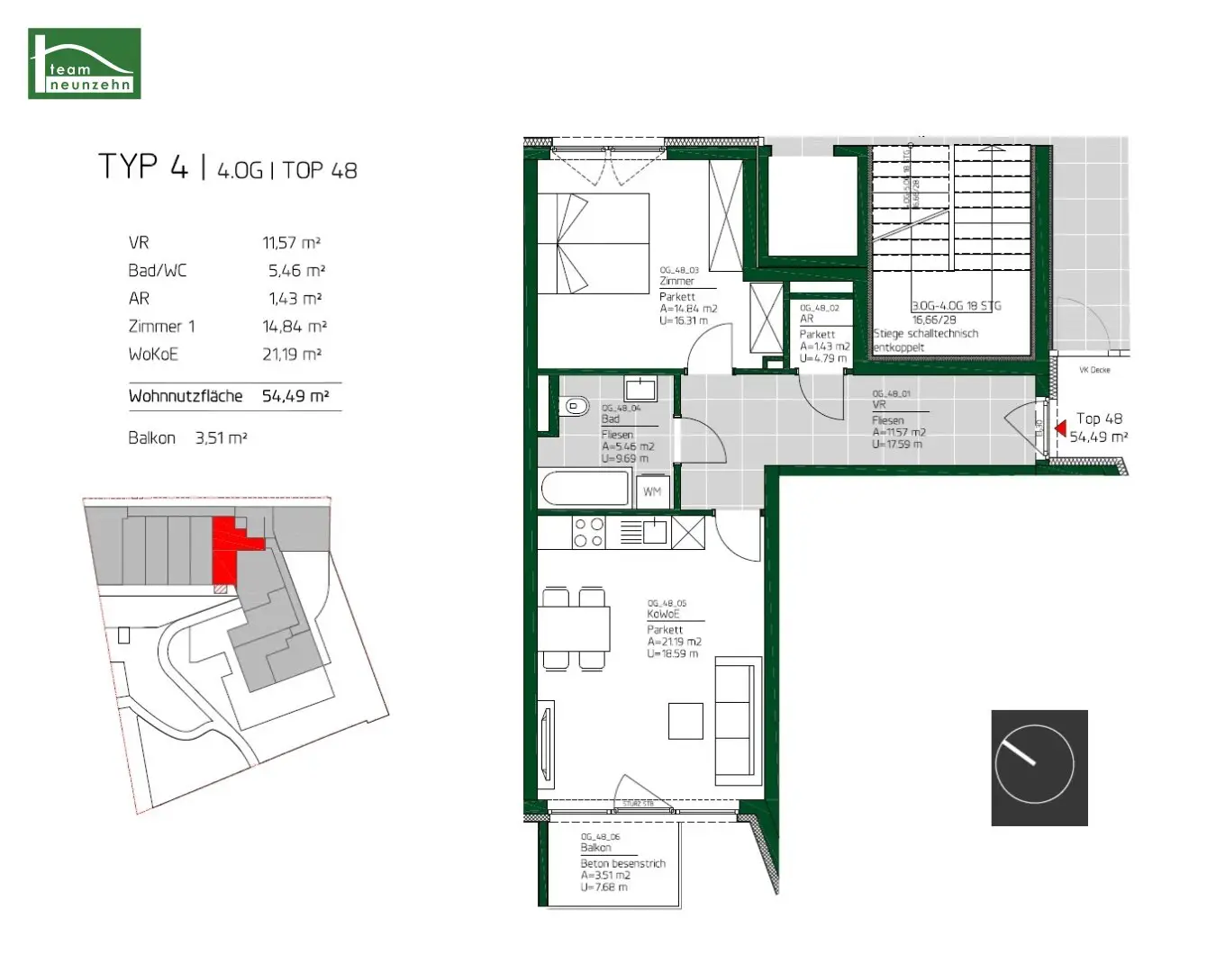 Charmante 2-Zimmer-Wohnung mit Balkon in zentraler Lage von Graz!