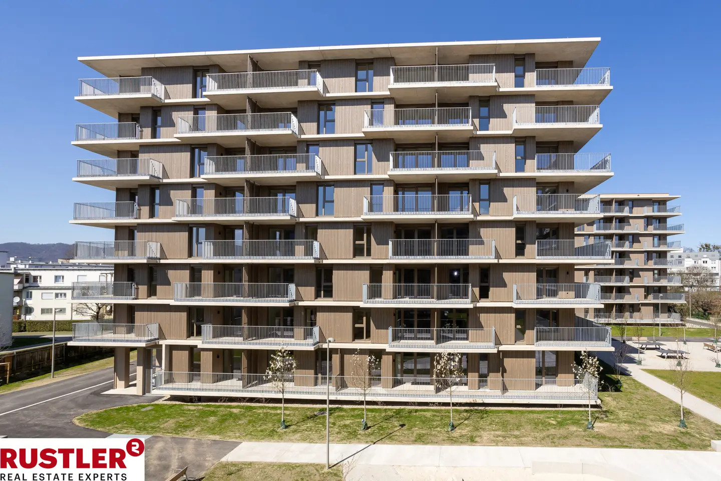 Nachhaltige Wohnung mit Balkon in grünem Quartier