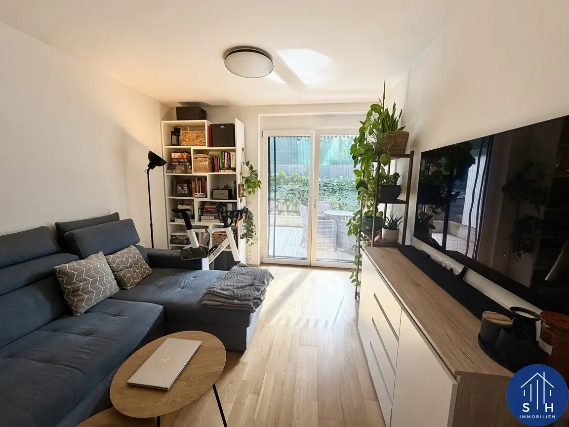 Modern 2-room garden apartment with terrace in Bad Häring for sale