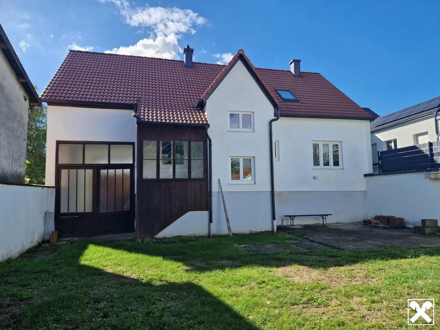 Wohnung mit galerieausbau und eigenem Garten