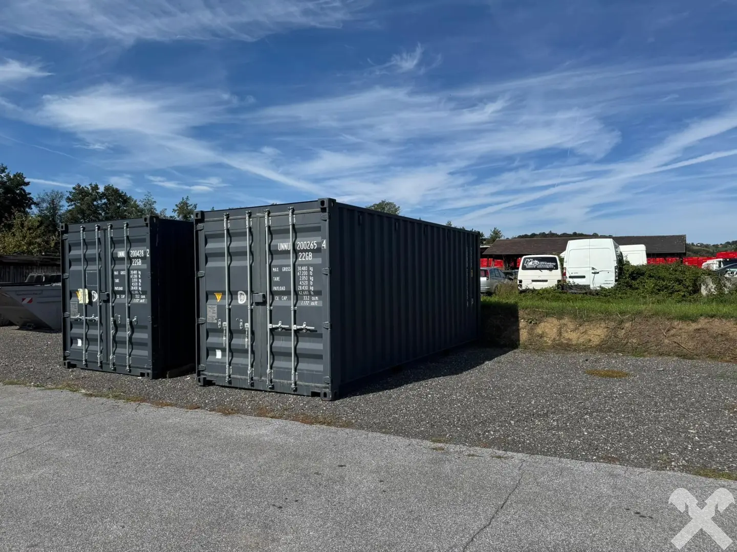 Ebenerdige Container Lagerfläche gut erreichbar Wohnung