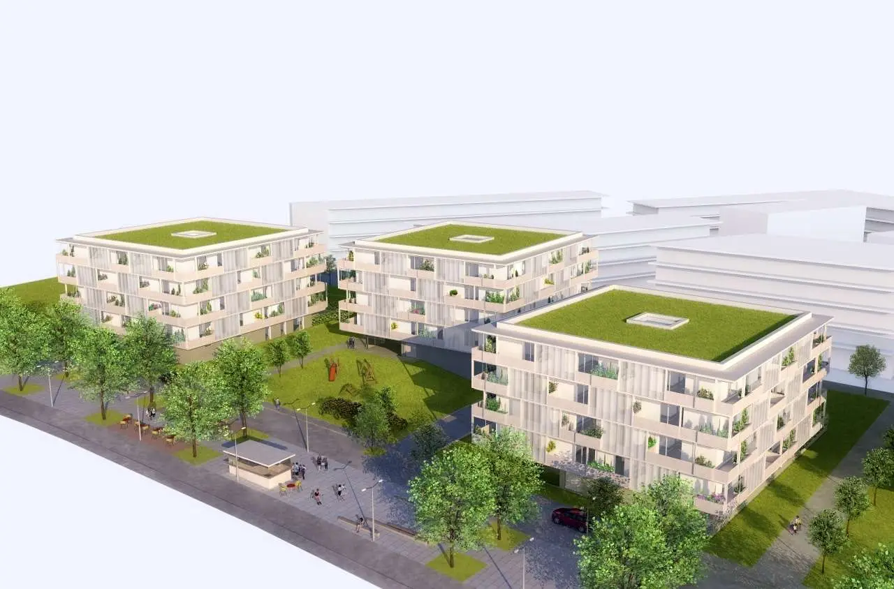 Helle Wohnung mit Balkon und Tiefgarage