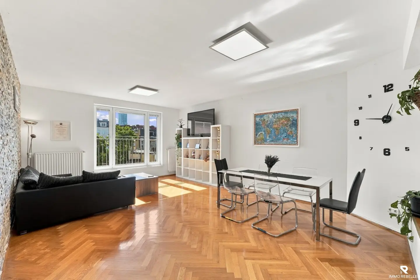 Terrassenhighlight am Floridsdorfer Spitz – Großzügige 3-Zimmer-Wohnung mit 49 m² Terrasse (U6 Floridsdorf)
