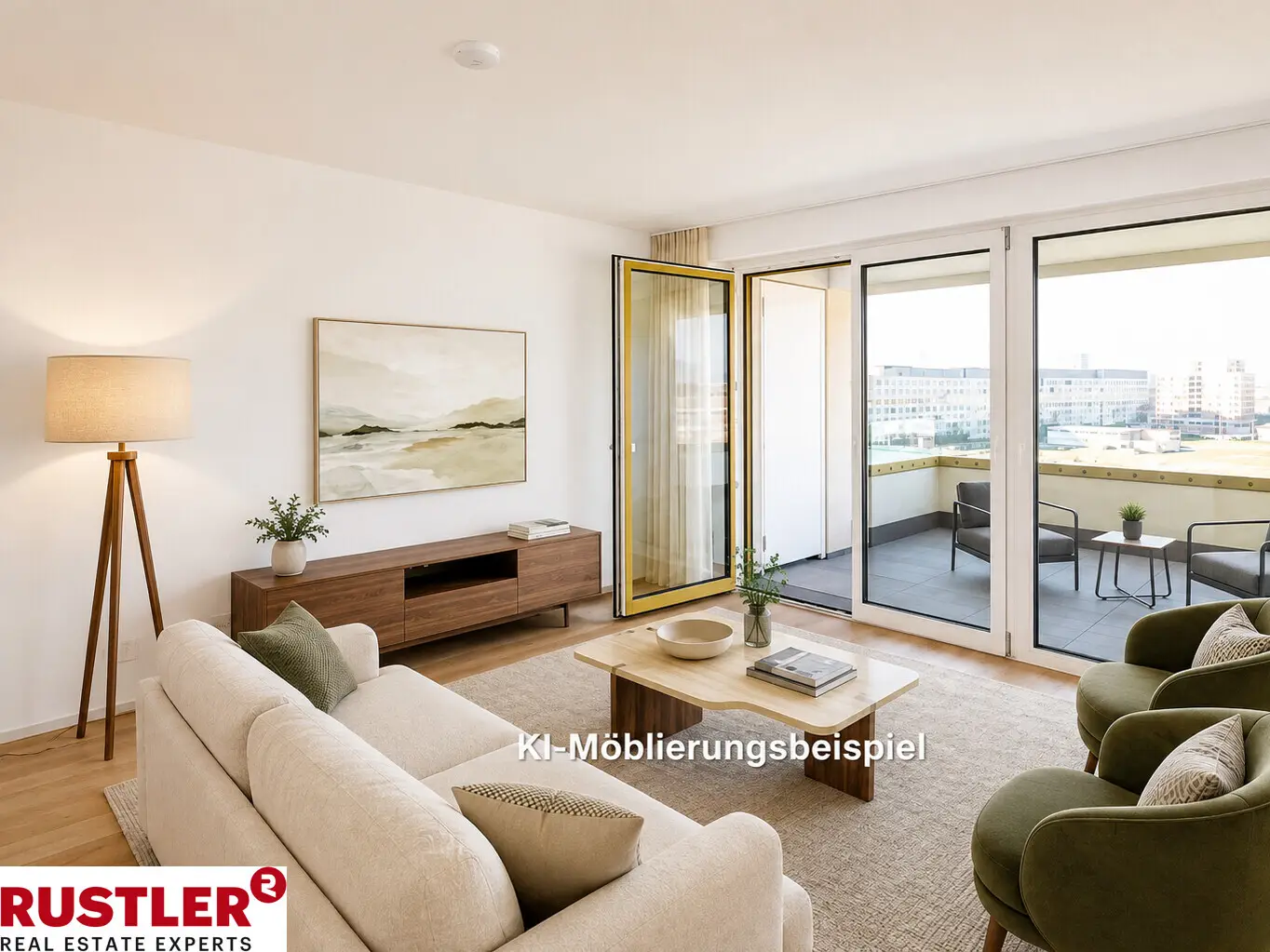 New build first occupancy apartment near main station