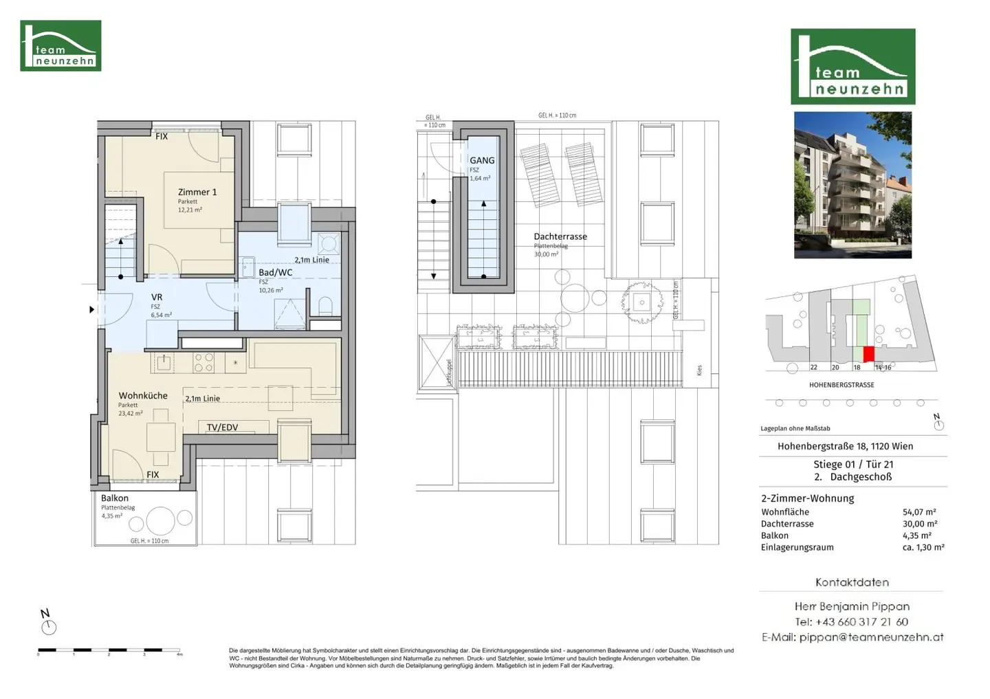 Passive income begins with the right location (net price plus 20% VAT)