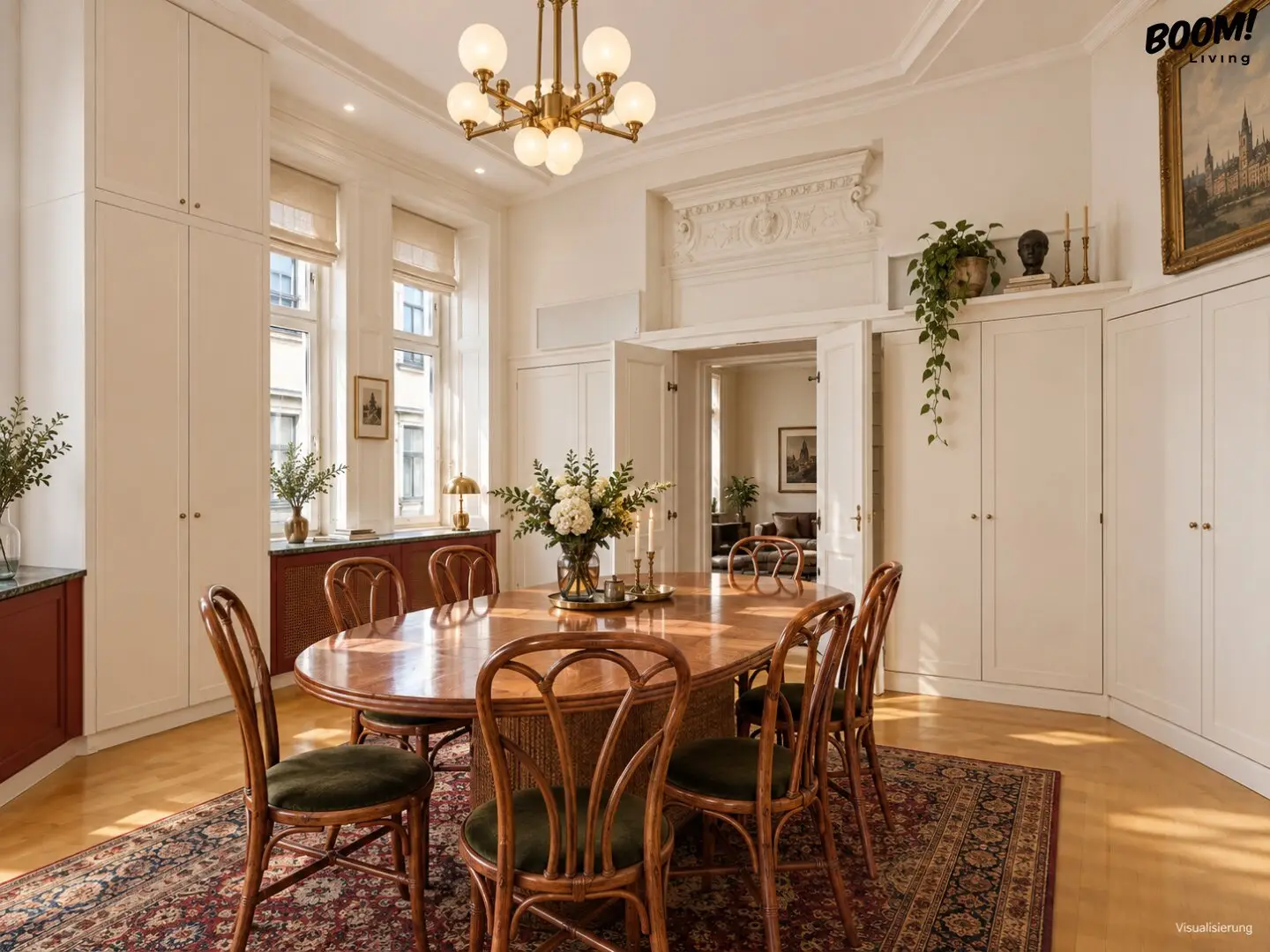 Viennese Altbau jewel for couples – Stylish 3-room apartment with elevator in 1170 Vienna