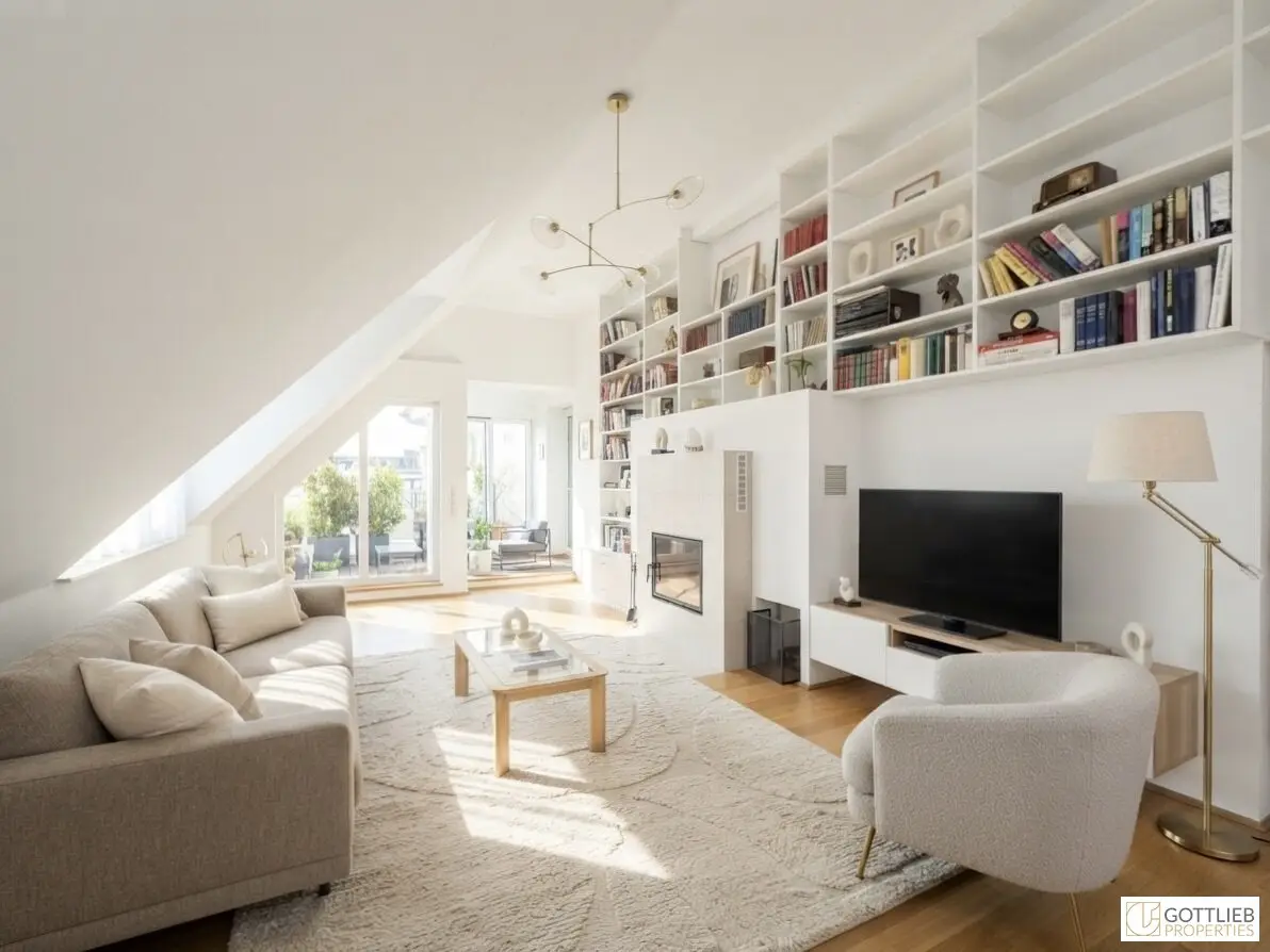 Bestlage Döbling! Außergewöhnliches Penthouse mit fünf Terrassen, Privatpool und Panoramablick